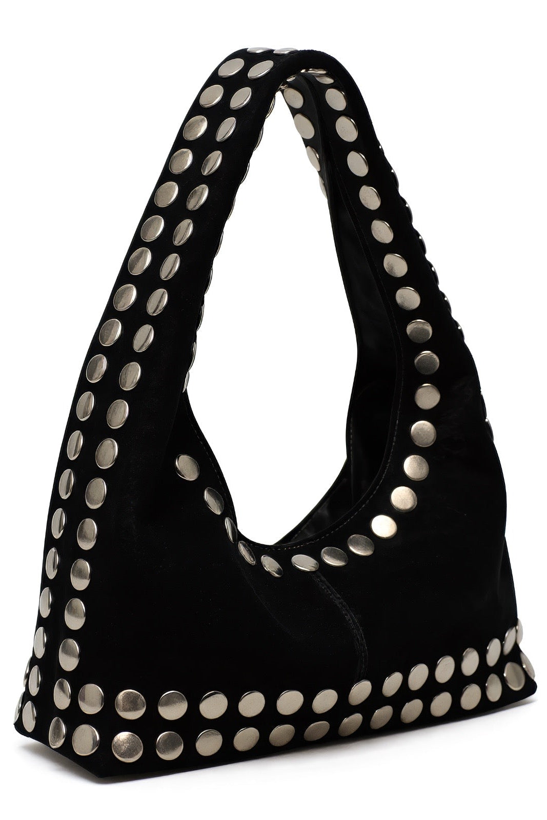 SMALL BLACK SUEDE STUDS